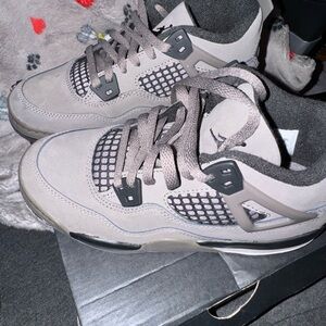 KIDS JORDAN AIR JORDAN 4 RETRO 'CAVE STONE' TODDLER